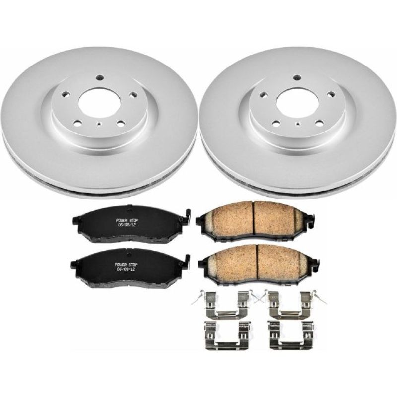 Power Stop 08-12 Infiniti EX35 Front Z17 Evolution Geomet Coated Brake Kit - eliteracefab.com