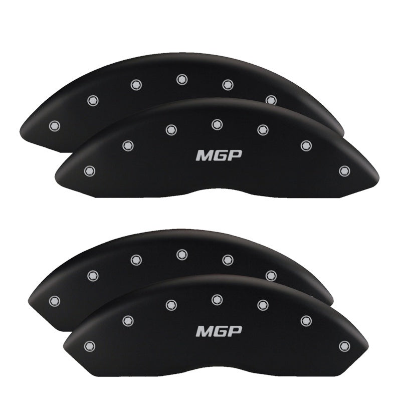 MGP 4 Caliper Covers Engraved Front & Rear Trailblazer style/SS Red finish silver ch - eliteracefab.com