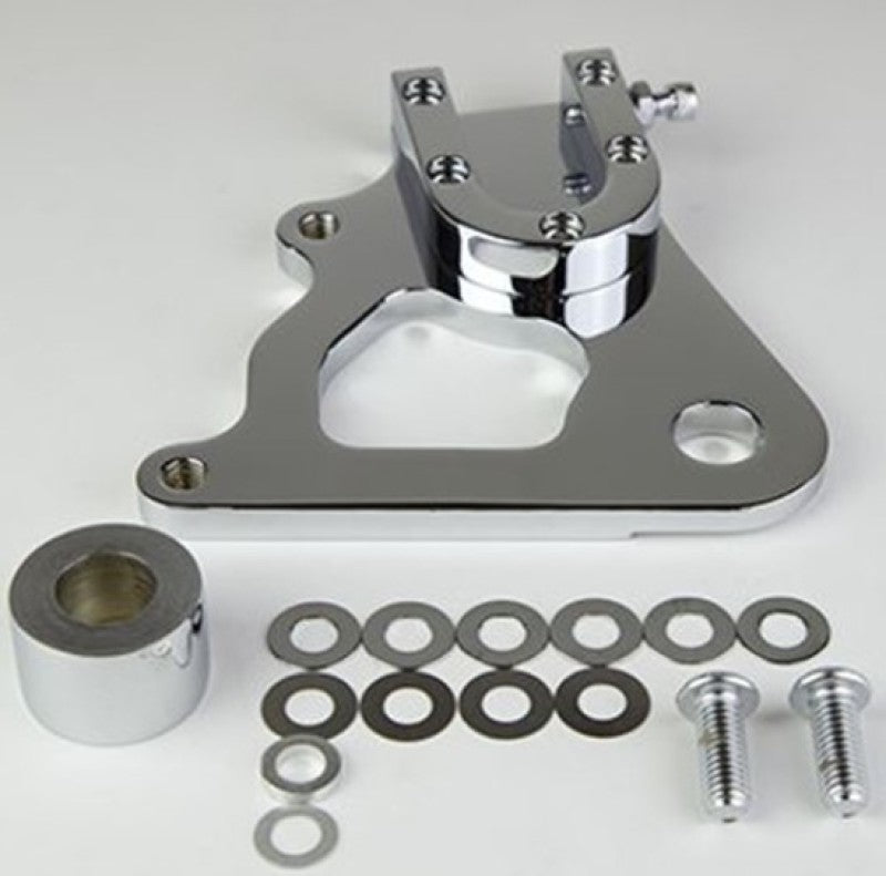 Wilwood Caliper Mounting Kit Chrome w/Bracket GP310 1984-99 Dyna Wilwood