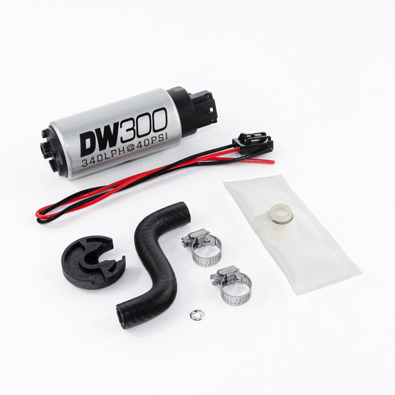 DeatschWerks 85-97 Ford Mustang DW300 320 LPH In-Tank Fuel Pump w/ Install Kit - eliteracefab.com