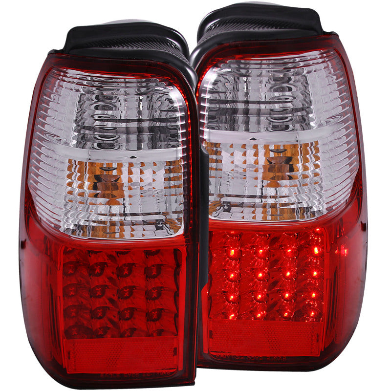 ANZO 2001-2002 Toyota 4 Runner LED Taillights Red/Clear - eliteracefab.com