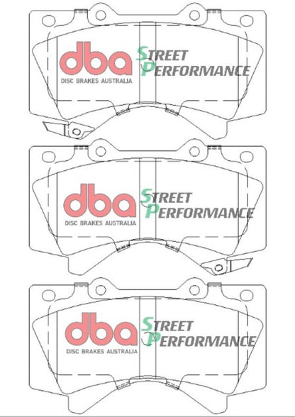 DBA Street Performance Front Brake Pads - DB1838SP DBA