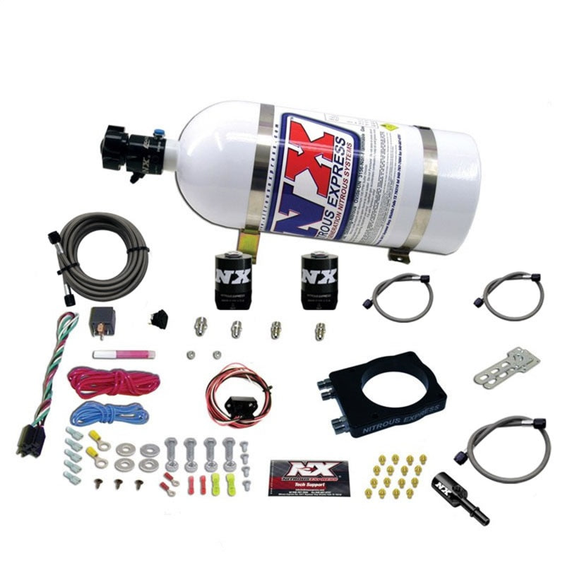 Nitrous Express Dodge Hemi Nitrous Plate Kit (50-400HP) w/10lb Bottle - eliteracefab.com