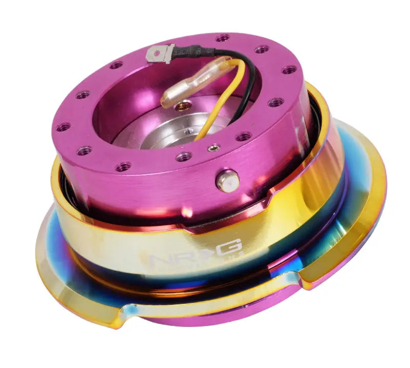 NRG Quick Release Gen 2.8 Purple Body Neo Chrome Ring - eliteracefab.com