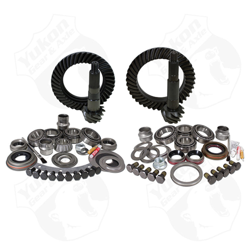 Yukon Gear Gear & Install Kit Package For Jeep JK (Non-Rubicon) in a 4.56 Ratio - eliteracefab.com