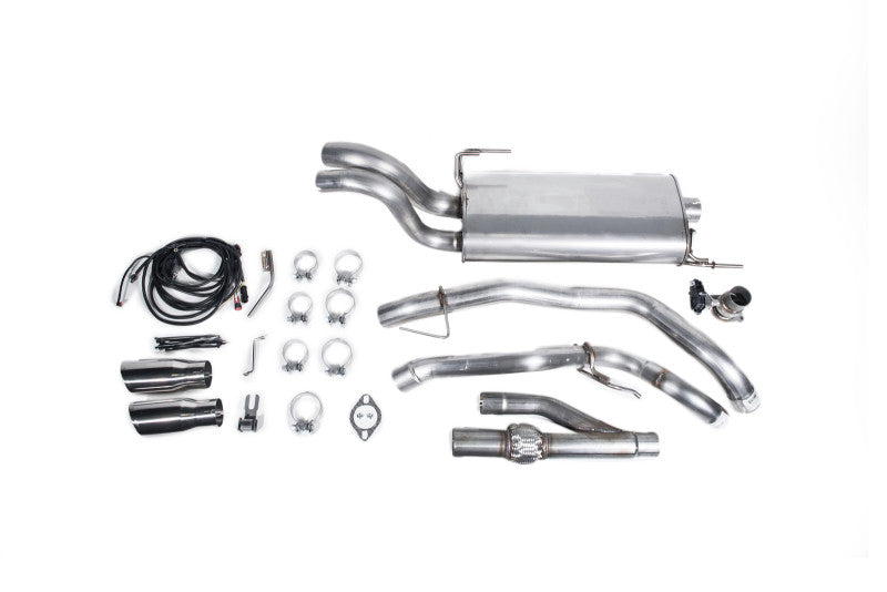 ROUSH 2015-2020 Ford F-150 2.7L/3.3L/3.5L/5.0L Active Cat-Back Exhaust Kit (Excl. Raptor & Short Cab - eliteracefab.com