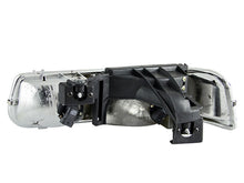 Load image into Gallery viewer, ANZO USA Chevrolet Silverado Crystal Headlights Black; 1999-2002 - eliteracefab.com