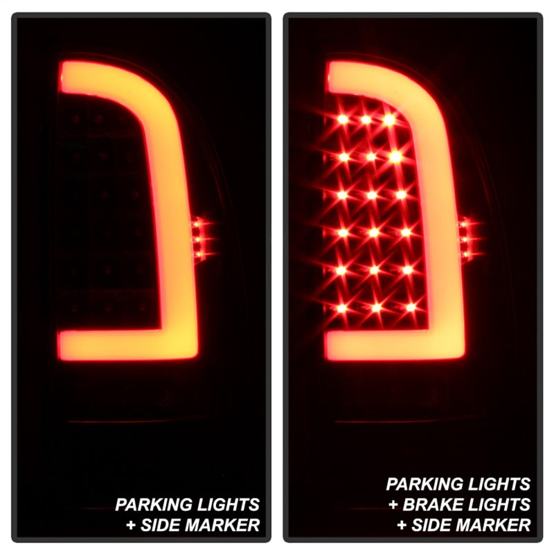 xTune Toyota Tacoma 05-15 Tail Lights - Light Bar LED - Black ALT-ON-TT05-LBLED-BK - eliteracefab.com