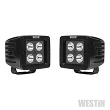 Load image into Gallery viewer, Westin LED Auxiliary Light 3.2in x 3.0in Spot w/5W Cree - Black - eliteracefab.com