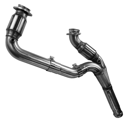 KOOKS 3" GREEN CATTED Y-PIPE FOR KOOKS HEADERS (2014-2018 GM 1500 TRUCK/2015-2019 SUV 6.2) - eliteracefab.com