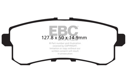 YellowStuff Rear Brake Pads - DP41876R EBC