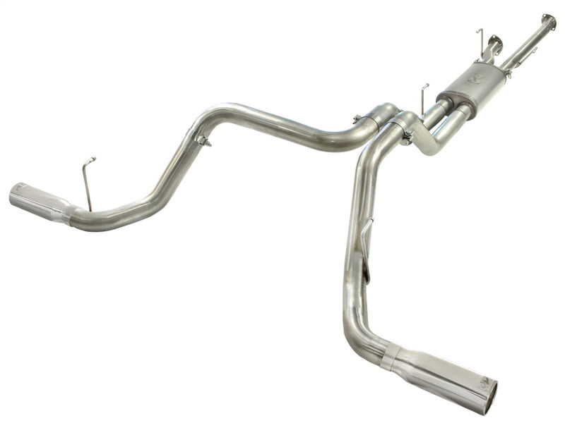 aFe MACHForce XP 2-1/2in to 3in 409 SS Cat-Back Exhaust w/ Polished Tips 10-17 Toyota Tundra V8 5.7L aFe