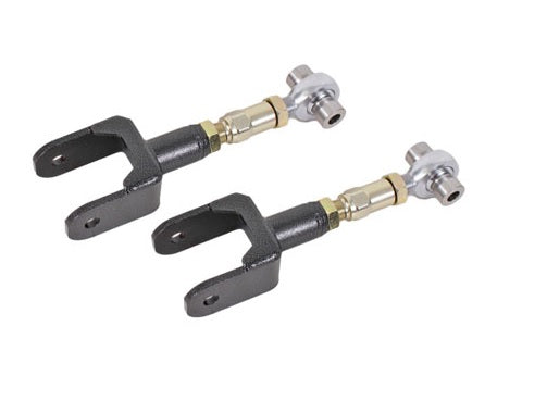 BMR UPPER CONTROL ARMS ON-CAR ADJUSTABLE ROD END BLACK (79-04 MUSTANG) - eliteracefab.com