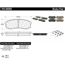 Load image into Gallery viewer, POSIQUIET 93-08 TOYOTA 4RUNNER/SEQUOIA/FJ CRUISER REAR CERAMIC BRAKE PADS, 105.06060 - eliteracefab.com