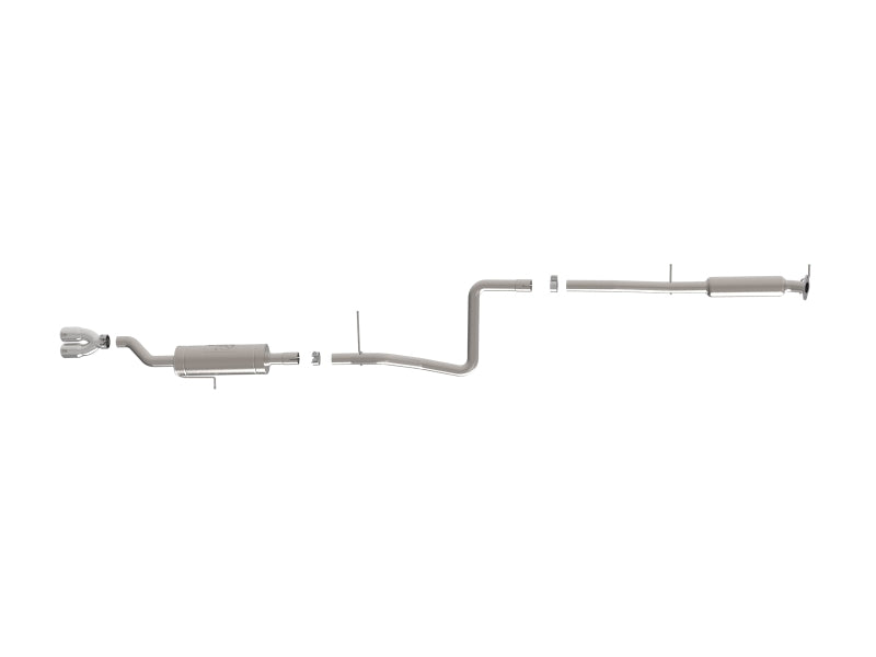 aFe Takeda Series 2 1/2in 304 SS Cat-Back 14-19 Ford Fiesta L4-1.6L w/Polished Tip aFe