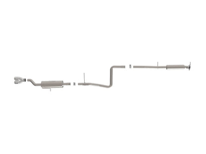 aFe Takeda Series 2 1/2in 304 SS Cat-Back 14-19 Ford Fiesta L4-1.6L w/Polished Tip aFe
