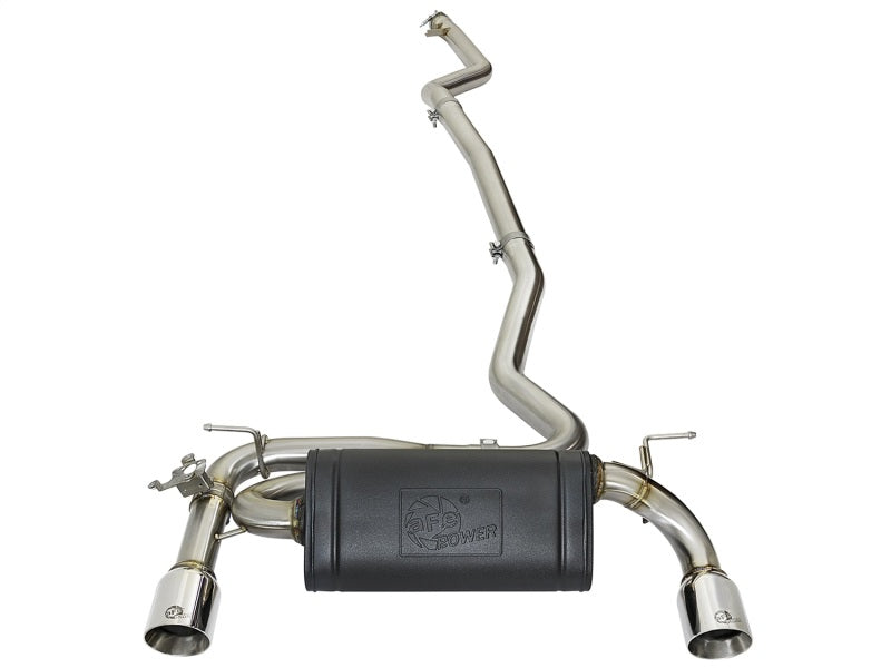 afe POWER MACH Force-Xp 16-17 BMW 340i/340ix/ 3.0L 304 SS Cat-Back Exhaust System - eliteracefab.com