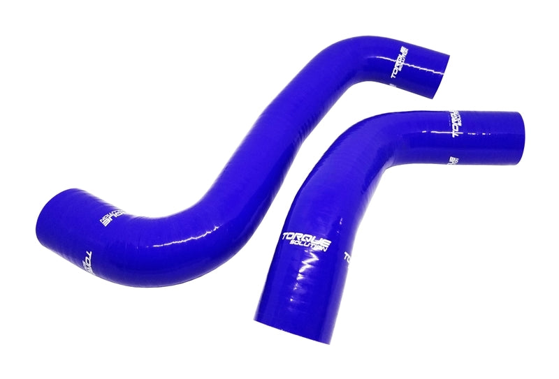 Torque Solution 08-14 Subaru WRX / 08-18 STI / 09-13 Forester XT Silicone Radiator Hose Kit - Blue - eliteracefab.com