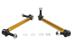 Whiteline 05+ Mustang Coupe 8cyl (Inc Shelby GT/ GT500) Front Swaybar Link Kit H/Duty Adj Steel Ball - eliteracefab.com
