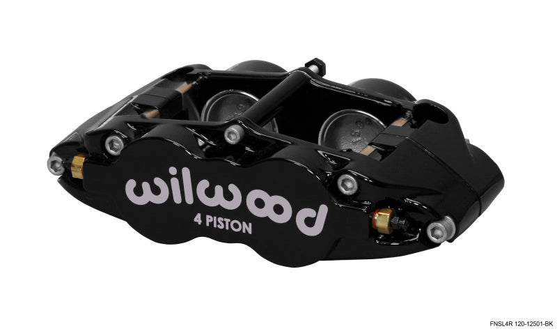 Wilwood Caliper-Narrow Superlite 4R - Black 1.75/1.75in Pistons 1.25in Disc Wilwood
