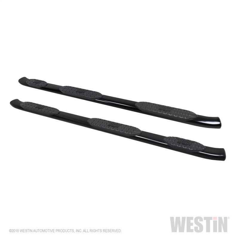 Westin 2019 Chevrolet Silverado/Sierra 1500 CC (5.5ft) PRO TRAXX 5 WTW Oval Nerf Step Bars - Black - eliteracefab.com