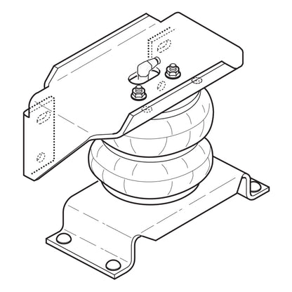 Firestone Ride-Rite Air Helper Spring Kit Rear Ford F550 / Ram 4500/5500 (W217602404) - eliteracefab.com