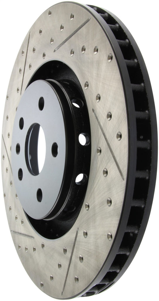 StopTech Drilled & Slotted Right Sport Brake Rotor for 2009 Cadillac CTS-V - eliteracefab.com