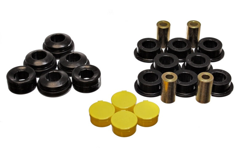 Energy Suspension 01-05 Honda Civic/CRX / 02-05 Civic Si Black Rear Control Arm Bushing Set - eliteracefab.com