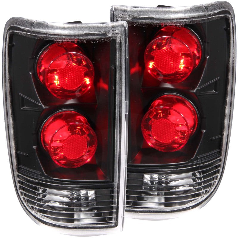 ANZO USA Chevrolet Blazer / GMC Jimmy Taillights Dark Smoke; 1995-2005 - eliteracefab.com