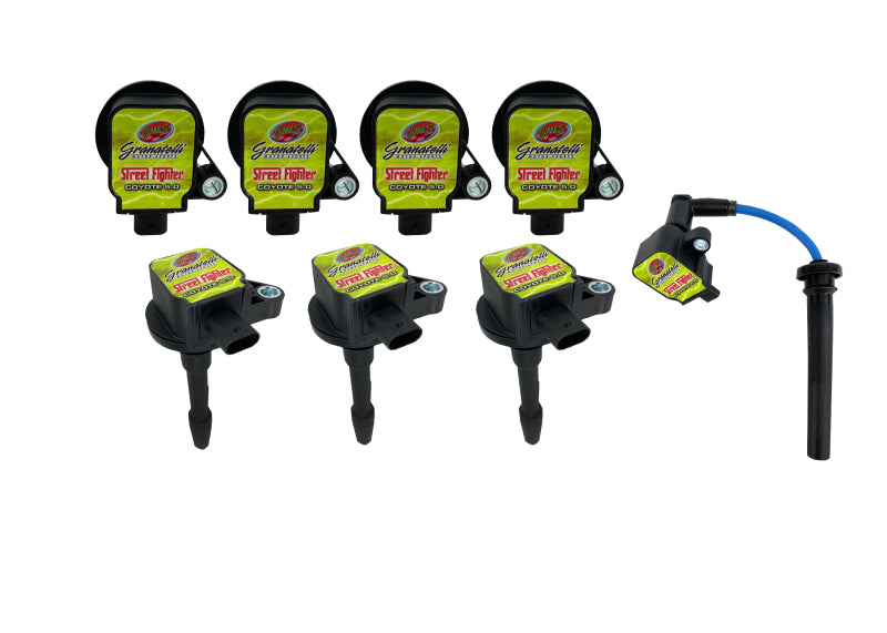 Granatelli 18-23 Ford Coyote 4V Street Fighter Coil-On-Plug Wire Conn Kit w/Coil Packs (35K Volts) Granatelli Motor Sports