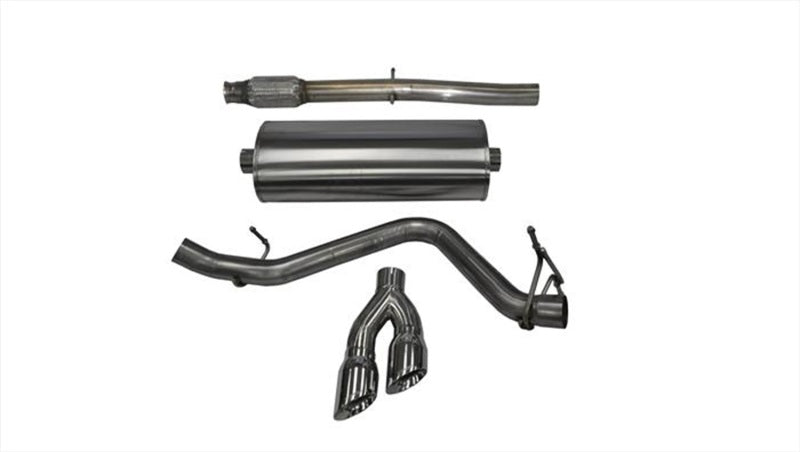 Corsa 14-17 Chevy Silverado 1500 5.3L V8 CC / SB 3in Single Side Exit Touring Cat-Back Exhaust - eliteracefab.com