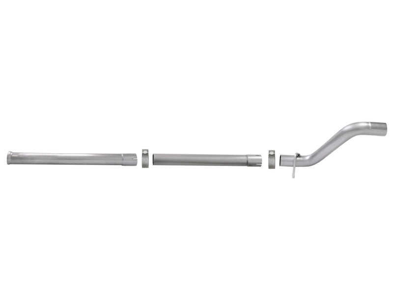 aFe MACH Force-Xp 2-1/2in 409 Stainless Steel Mid-Pipe w/Resonator Delete 18+ Jeep Wrangler JL 3.6L - eliteracefab.com