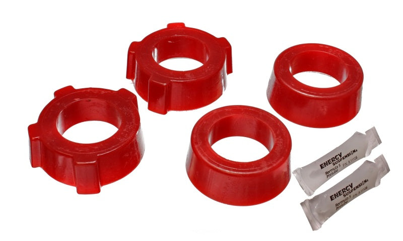 Energy Suspension 69-78 Vokswagen (Air Cooled) Red Rear Spring Plate Bushing Set - eliteracefab.com