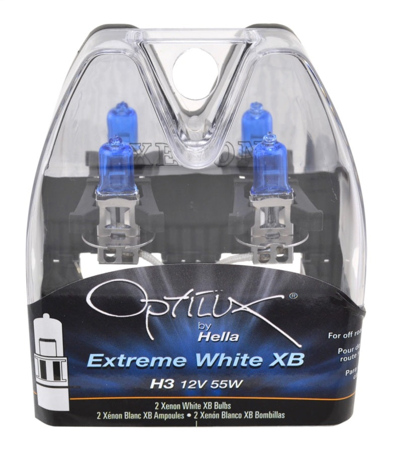Hella H3 12V 55W Xen White XB Bulb (Pair) - eliteracefab.com