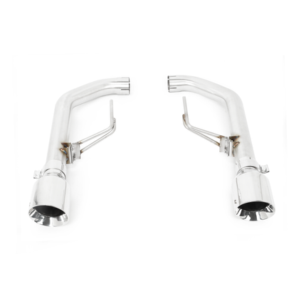 Mishimoto 2015+ Ford Mustang Axleback Exhaust Race w/ Polished Tips - eliteracefab.com
