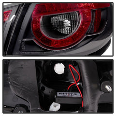 Spyder Chevy SS 2014-2016 LED Tail Lights Black ALT-YD-CVSS14-LED-BK - eliteracefab.com