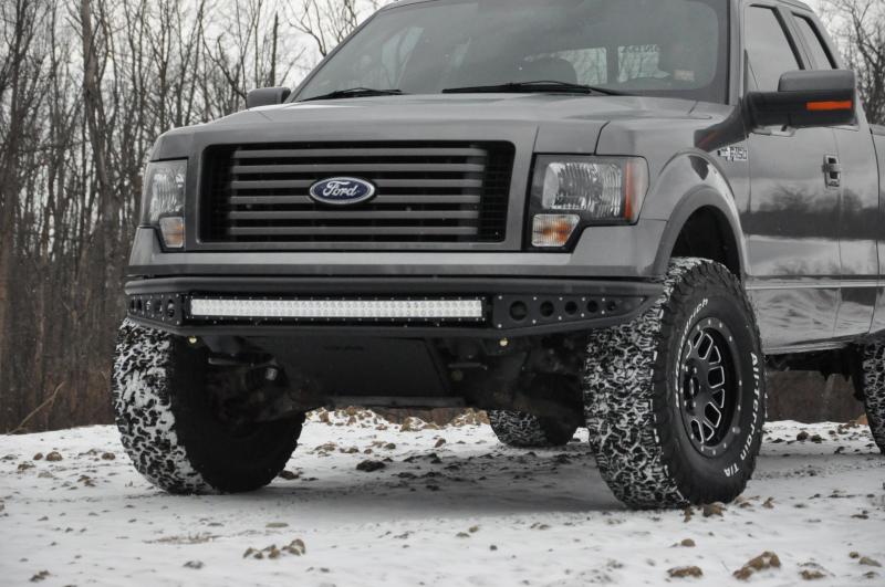 DV8 Offroad 09-14 Ford F-150 Baja Style Front Bumper - eliteracefab.com