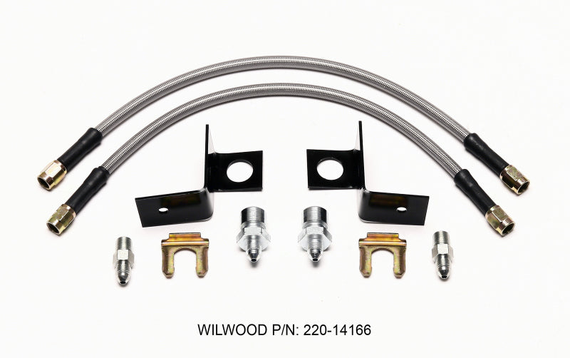 Wilwood Flexline Kit 14 inch -3 M10-1.00 IF 1/8 NPT Straight Wilwood