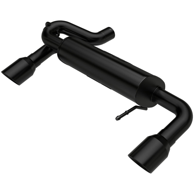 MagnaFlow 2021 Ford Bronco 2.3L I-4 Axle-Back Exhaust w/ Dual Split Rear Style Exit- Black Tips - eliteracefab.com