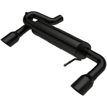 Load image into Gallery viewer, MagnaFlow 2021 Ford Bronco 2.3L I-4 Axle-Back Exhaust w/ Dual Split Rear Style Exit- Black Tips - eliteracefab.com