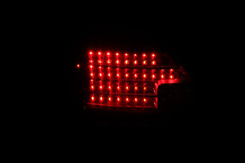 ANZO 2003-2005 Honda Accord LED Taillights Black ANZO