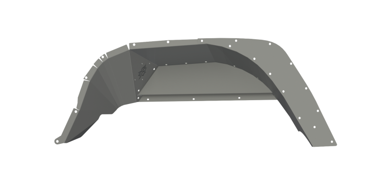 Road Armor 2020 Jeep Gladiator JT Stealth Rear Fender Liner Body Armor - Raw - eliteracefab.com