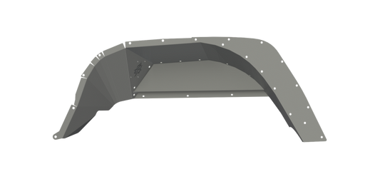 Road Armor 2020 Jeep Gladiator JT Stealth Rear Fender Liner Body Armor - Raw - eliteracefab.com