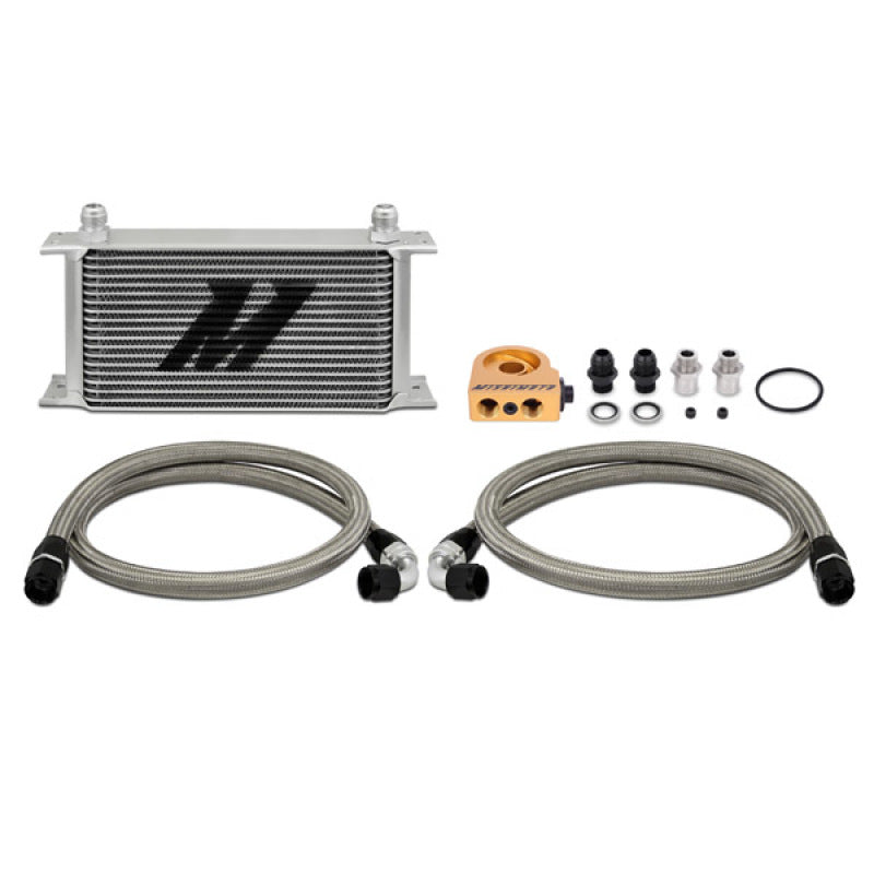 Mishimoto Universal 19 Row Thermostatic Oil Cooler Kit - eliteracefab.com