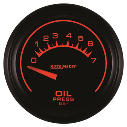 Autometer ES 52.4mm 0-7 Bar Oil Pressure SSE Gauge 5927-M