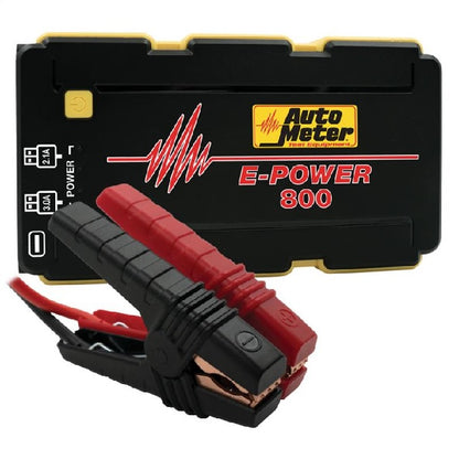 AutoMeter JUMP STARTER; EMERGENCY BATTERY PACK; 12V; 800A PEAK; 1800 mAh - eliteracefab.com