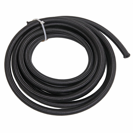 Fragola Performance Systems 842008 Premium Black Nylon Race Hose - 20 Feet Fragola