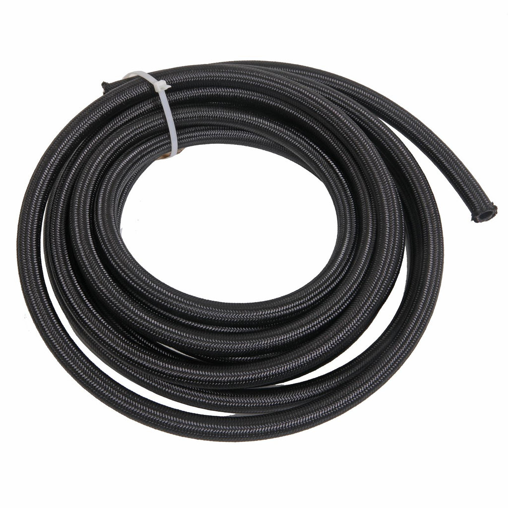 Fragola Performance Systems 842008 Premium Black Nylon Race Hose - 20 Feet