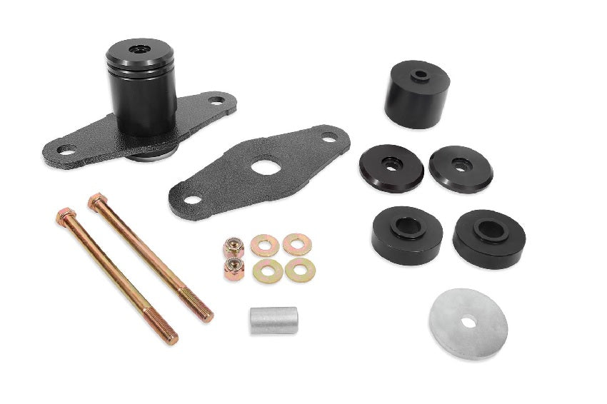 BMR 11-18 DODGE CHALLENGER MOTOR MOUNT SOLID BUSHING UPGRADE KIT - BLACK ANODIZED - eliteracefab.com