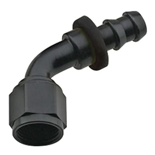 Fragola Performance Systems 212010-BL - 8000 Series Push-Lite Race Hose End - 120 Degree - eliteracefab.com